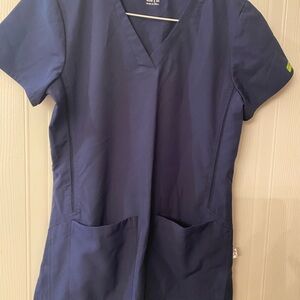 Med Couture Women's Navy Scrub Set